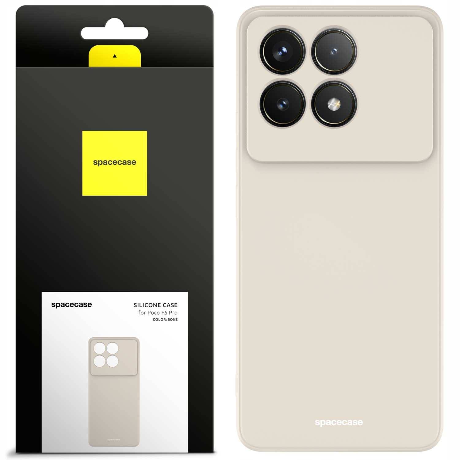 Sc Silicone Case Poco F6 Pro Bone