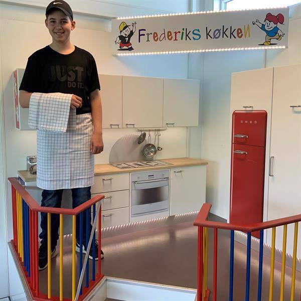 Frederiks Proff. Kokke Viskestykker. Store og flotte = 50 x 100 cm blåternet. VolumeSalg..