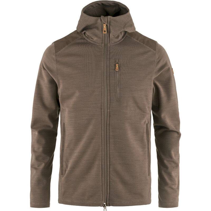 Fjällräven Keb Fleece Hoodie - Fleecetröjor - Herr Suede Brown XS