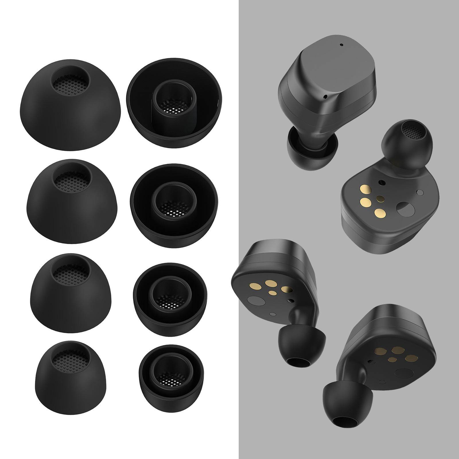 8 st silikon öronsnäckor för Sennheiser MOMENTUM True Wireless 4 in earsnäckor utbytes öronsnäckor Adaptrar mjuka tips