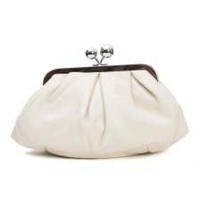 Weekend Max Mara, Taske, Dame, Hvid, ONE SIZE, Læder, Butter Leather Small Pastry Bag