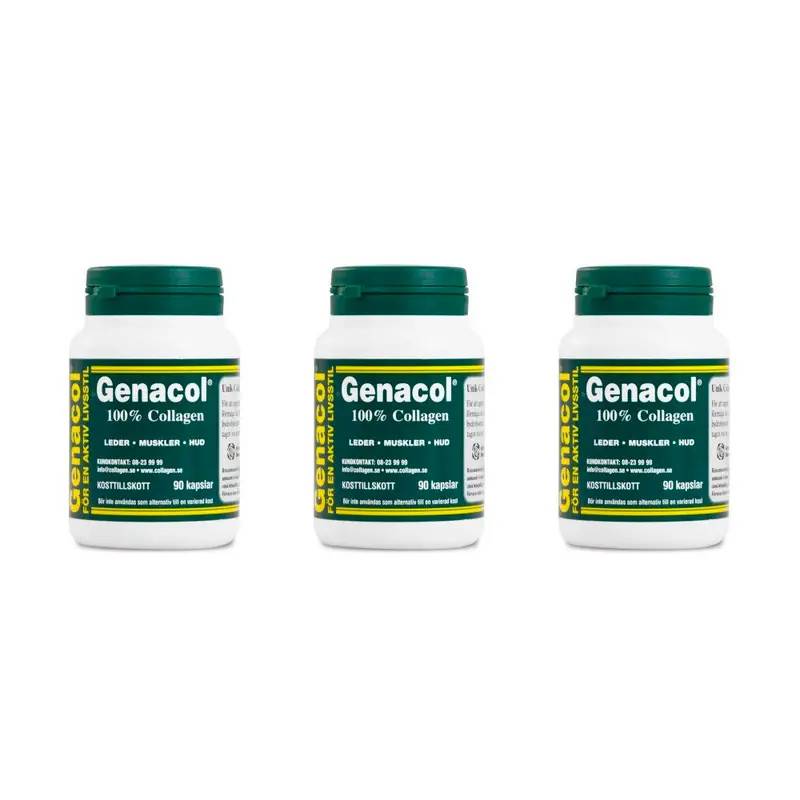 x3 Genacol 100% Collagen 90 kapslar