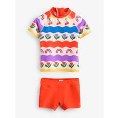 Next Multi Rainbow Sunsafe Rash Vest Set (3mths-7yrs)