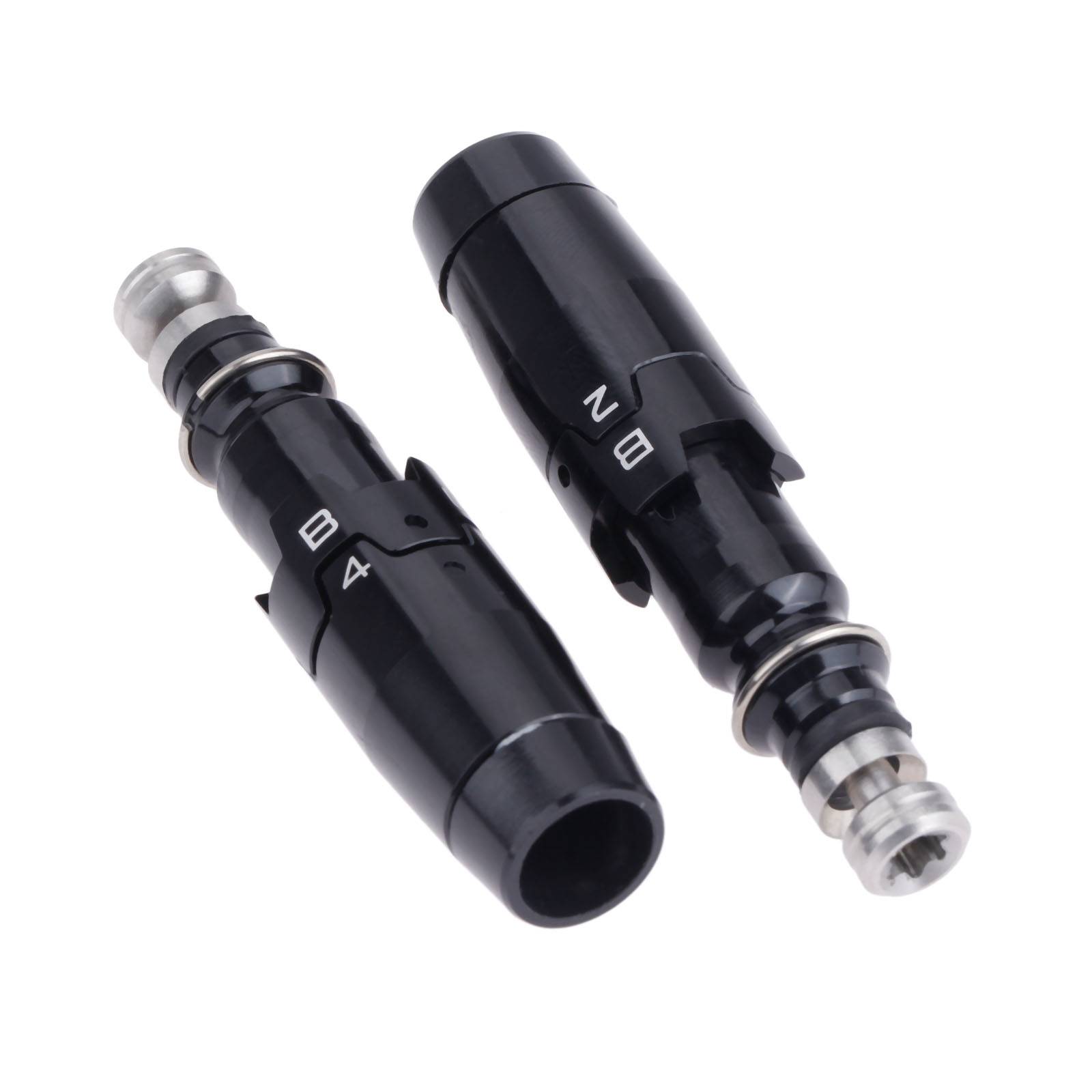 Svart aluminium golfskaft adapterhylsa ersättare för titleist 915h hybrid storlek 0.370 " golfaxel adapterhylsa tillbehör