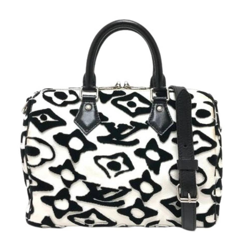 Louis Vuitton Vintage Pre-owned M45563 Boston taske - Vintage - Dame - Hvid - ONE SIZE - Uld