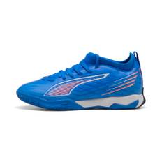 PUMA ULTRA 6 MATCH Mid Futsal Boots Youth, Shoes, Ultra Blue/White/Glowing Red, 34 - Glowing Red - 34