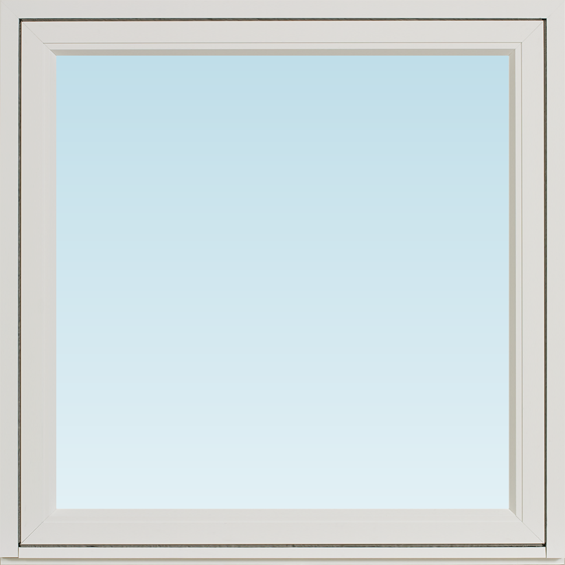 Svenska Fönster SF vridfönster  980x980mm 1-luft, insida trä utsida aluminium, 3-glas  (10x10)