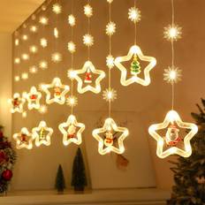 Christmas String Illumination No Flake Curtain Remote USB IP44 Full of Christmas Decorative For Indoor and Outdoor Use Lights, Lights, Lights, Lights,