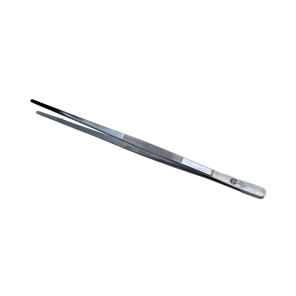 Pincett, rak, 30cm, silver - The Kitchen Lab