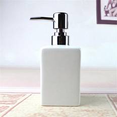 1 st keramisk dispenserflaska, lämplig för handtvätt, lotion, tvålpump i badrummet, schampo, duschtvål pumpflaska heminredning höstdekor tillbaka till - Multifärgad (Vit,svart)