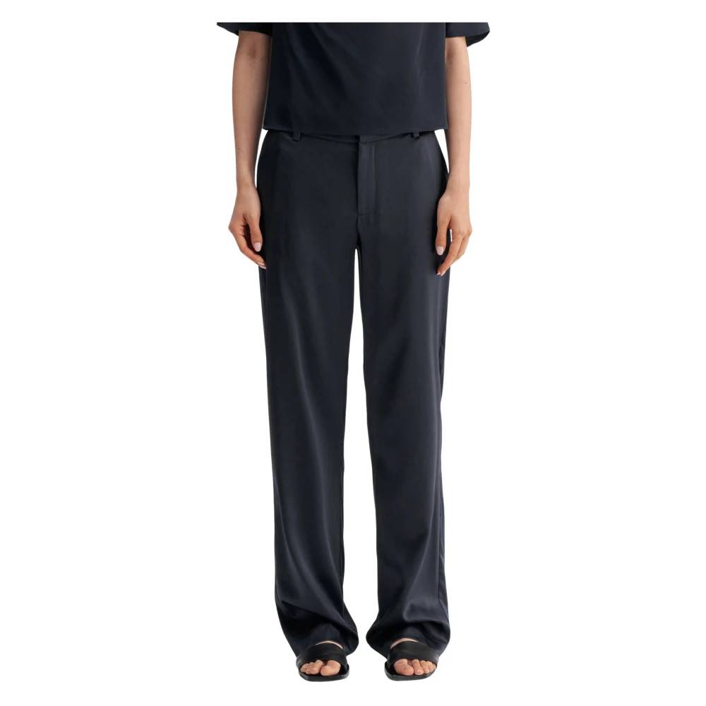 Ahlvar Gallery - Ava Satin Silk Byxor Byxor - Dam - L -