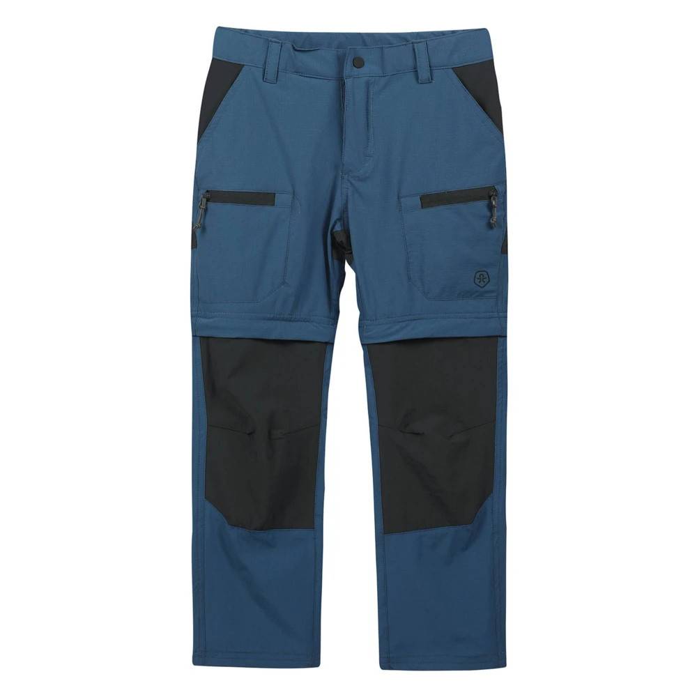 Color Kids Bukser Stretch m. aftagelige ben - Kids - unisex - Blå - 110 CM - Uld