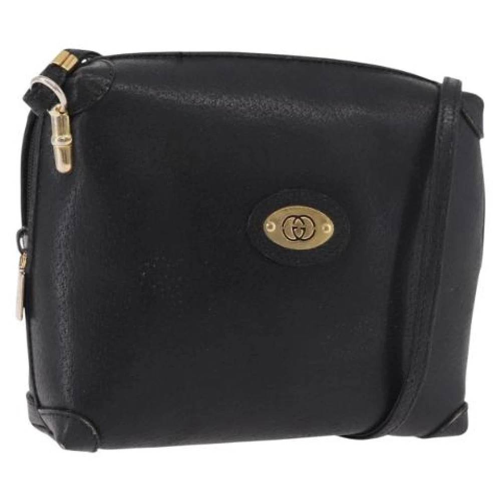 Gucci Vintage Pre-owned Vintage Skuldertaske - Vintage - Dame - Sort - ONE SIZE - Uld