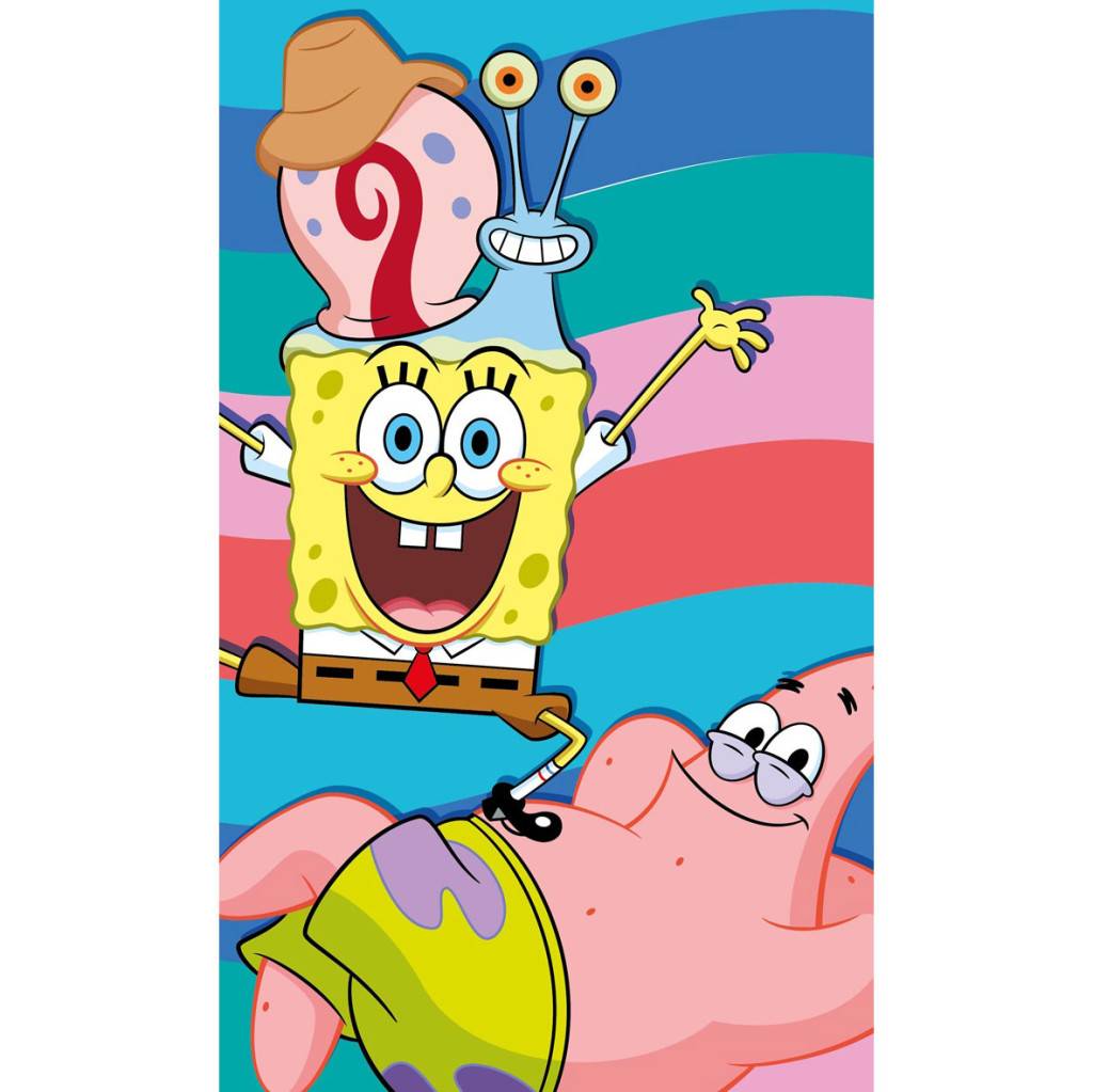 SpongeBob Boo-Kini Bottom hand- och ansiktshandduk 30x50 cm