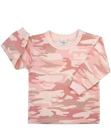 Rothco Kamouflage T-shirt till Baby Pink - Pink Camo (56 / 3-5 months)