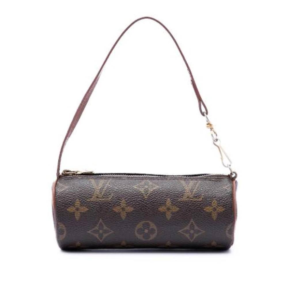 Louis Vuitton Vintage Pre-owned Papillon Pochette - Vintage - Dame - Brun - ONE SIZE - Læder