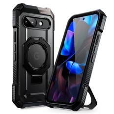 Supcase Unicorn Beetle Grip Google Pixel 9a Skal - MagSafe Kompatibel - Genomskinlig / Svart