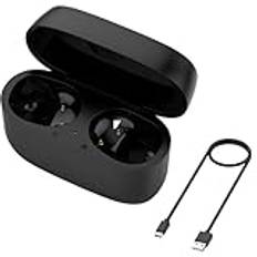 BeisDirect Earbuds laddningsfodral för Jabra Elite 4 Active headset laddningsfack för Jabra Elite4 Active BT trådlösa öronsnäckor laddningsbox utan hörlurar, svart