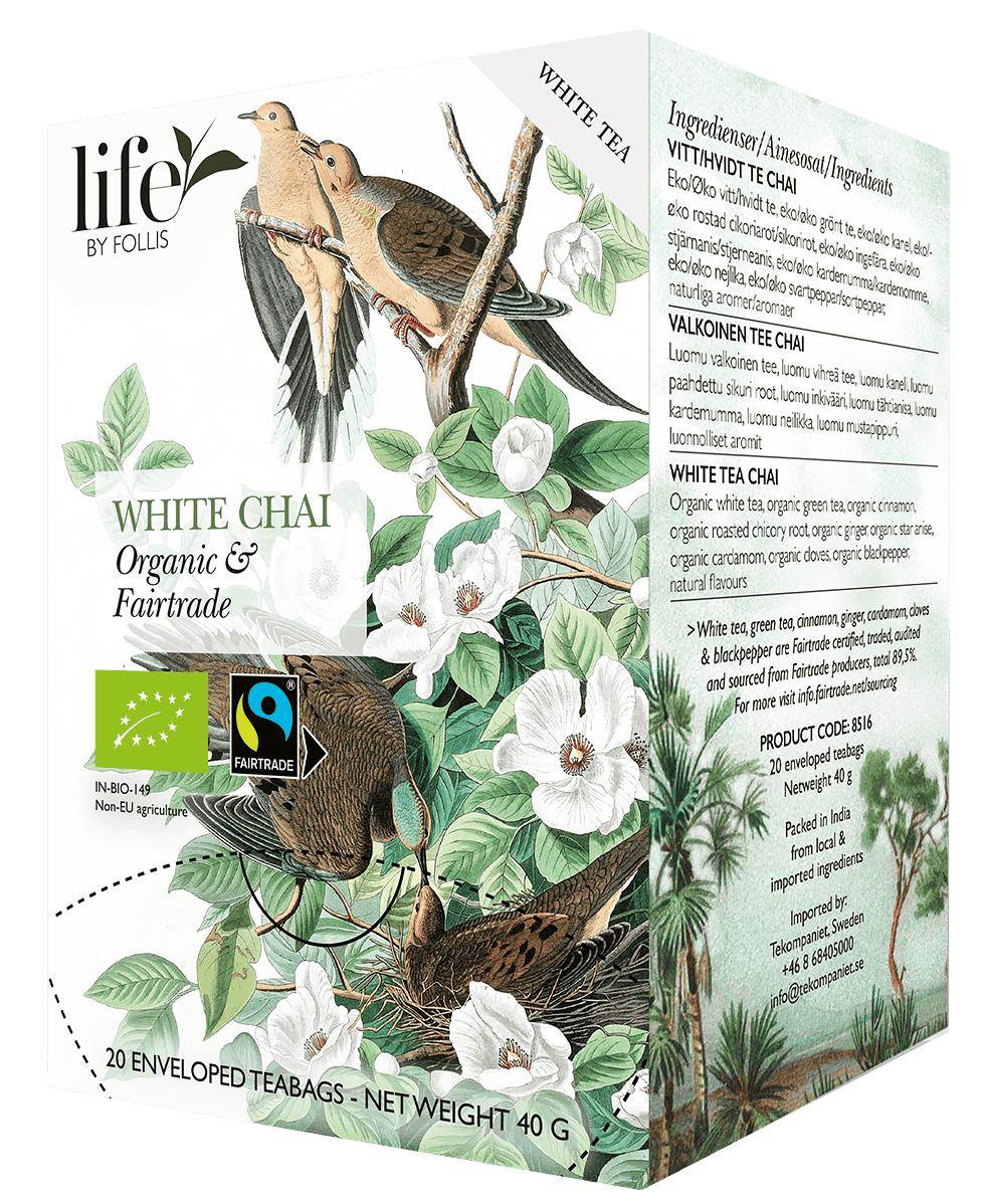 Te LIFE BY FOLLIS Vitt Chai 20/fp