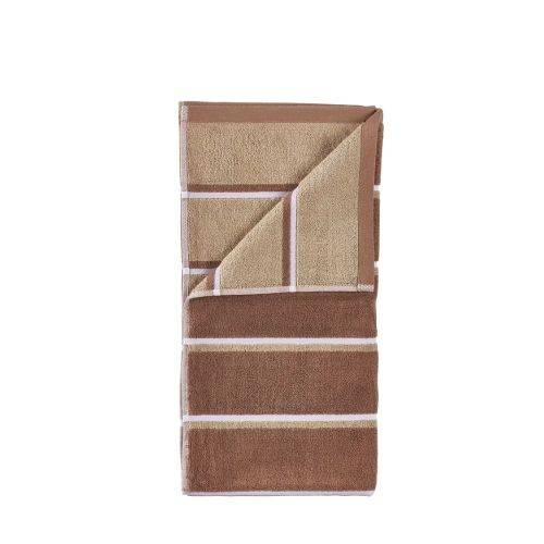 Zone Denmark Sauna Badehåndklæde 70x140cm - Terracotta/Camel/Lupine