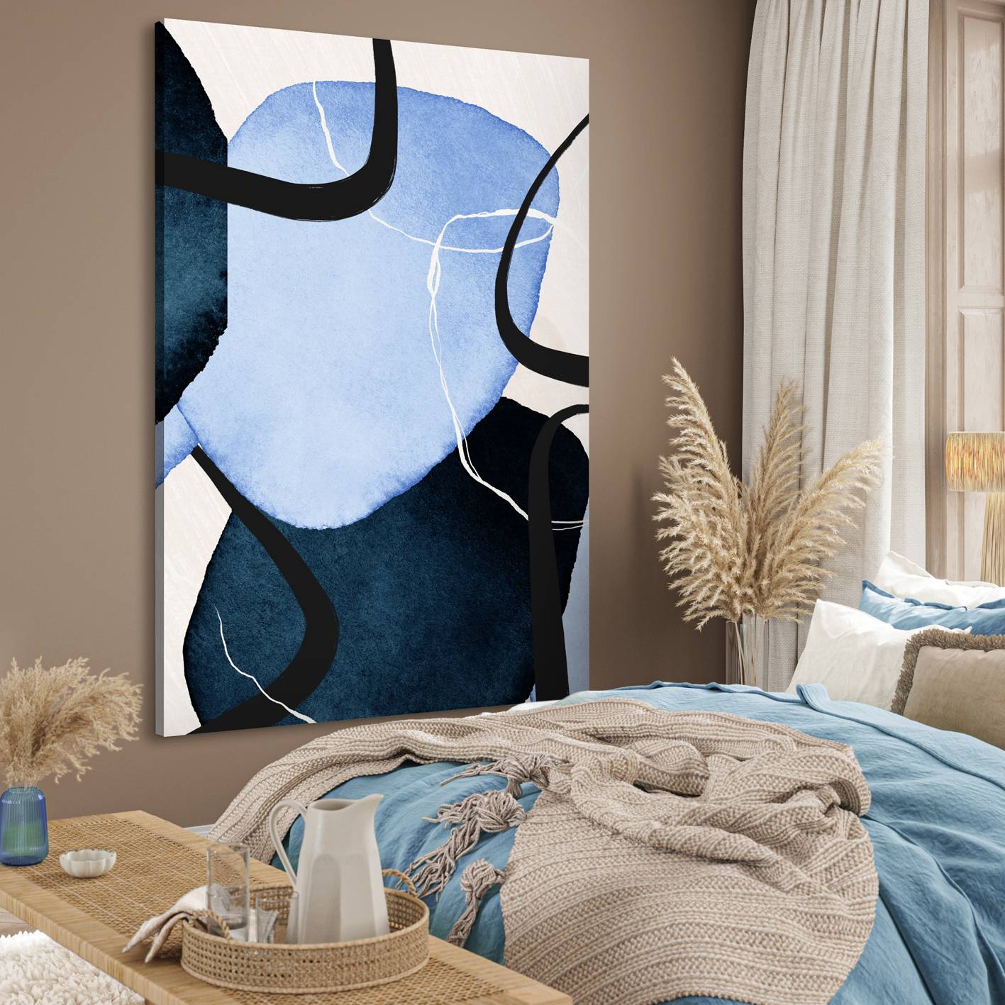 Ljuddämpande tavla - Abstract Aquatic No2
