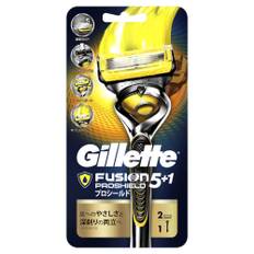 Gillette ProShield razor body 2 spare blades included + silver