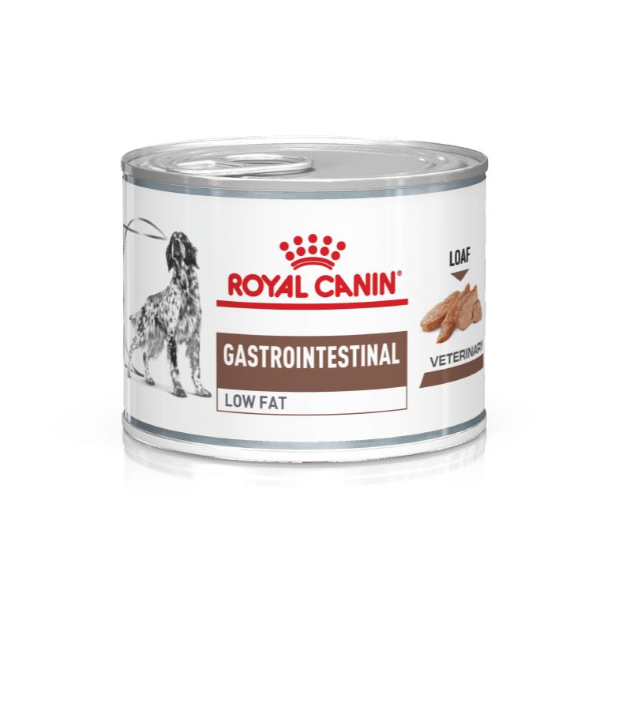 Royal Canin Veterinary Diet Dog Gastrointestinal Low Fat Loaf Wet 12x200g