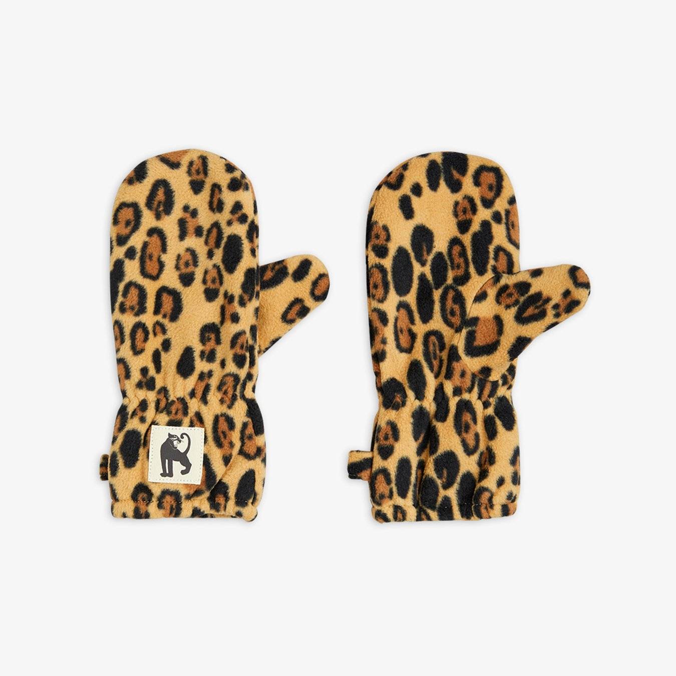 Leopard Fleecevantar - Brun (8/11Y)