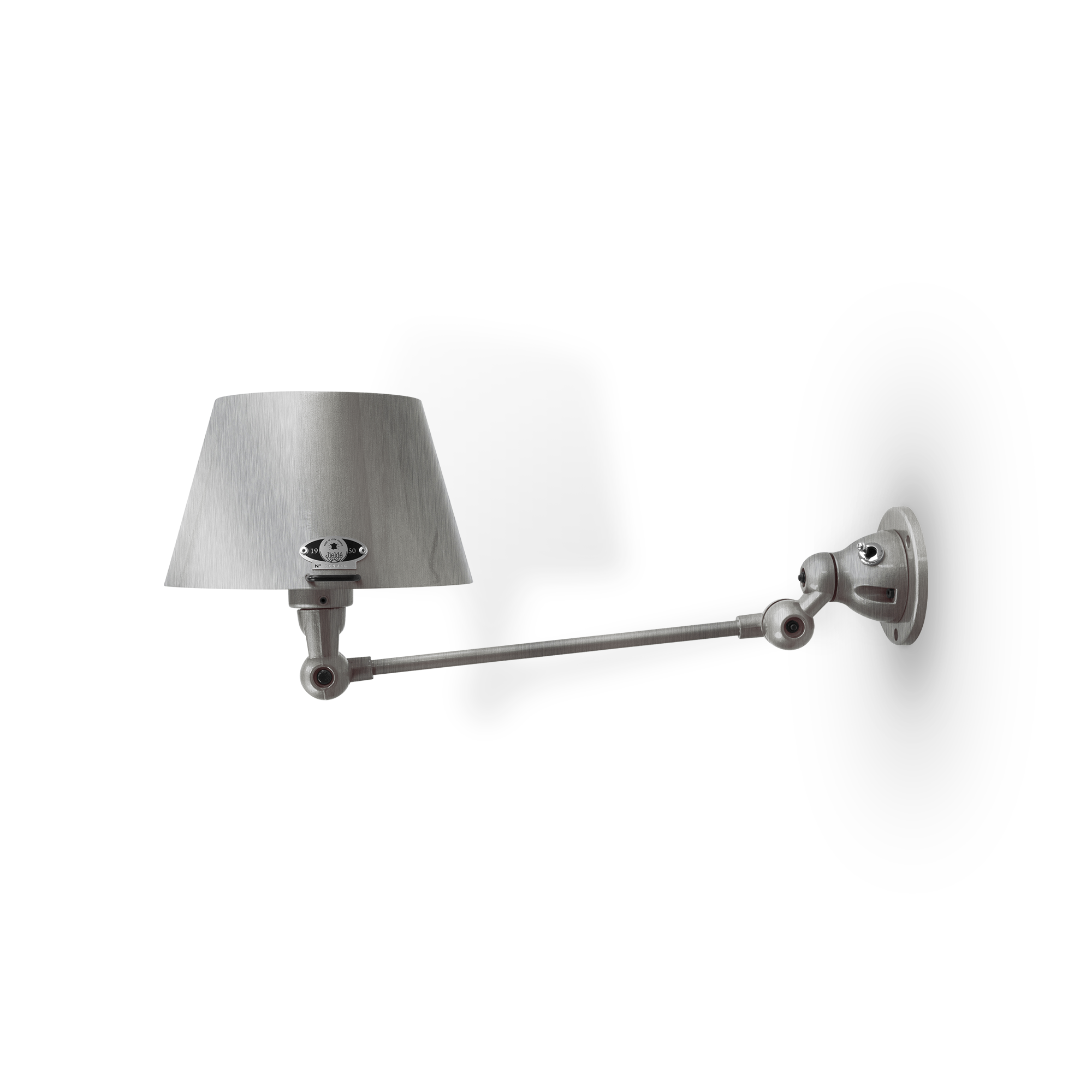 Aicler AID301 væglampe fra Jieldé - Brushed steel / Blank