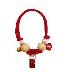 Flea Lice Control Collar Camphor Wood Natural Pets Flea Lice Repelling Collar for Cats Dogs Red M S
