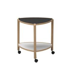 Thomsen Furniture Visit rullebord - eg/melamin - lakeret eg - 55x50x50 cm