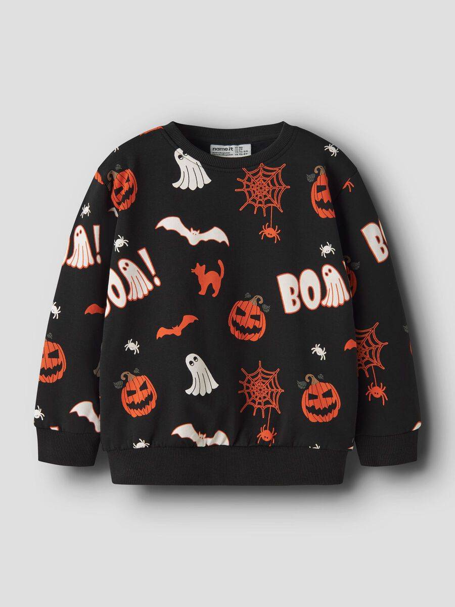Normal Passform Sweatshirt - Svart - 122/128