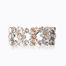 Caroline Svedbom Aurelia Armband / Silk Combo (Rhodium)