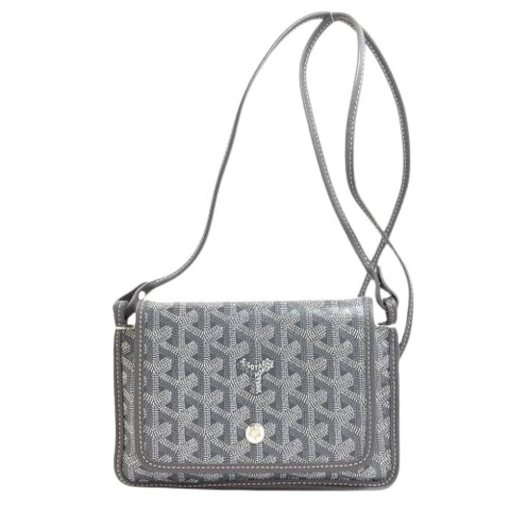 Goyard Vintage Pre-owned Vintage Pouch Skuldertaske - Vintage - Dame - Grå - ONE SIZE - Uld