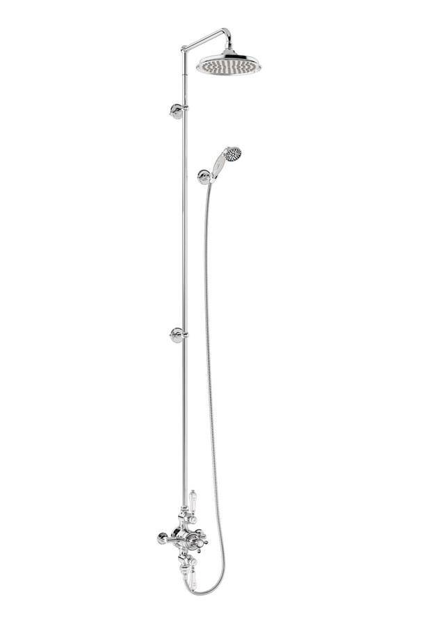 Burlington Takduschset Avon Paket Extended (Krom/9-tum)