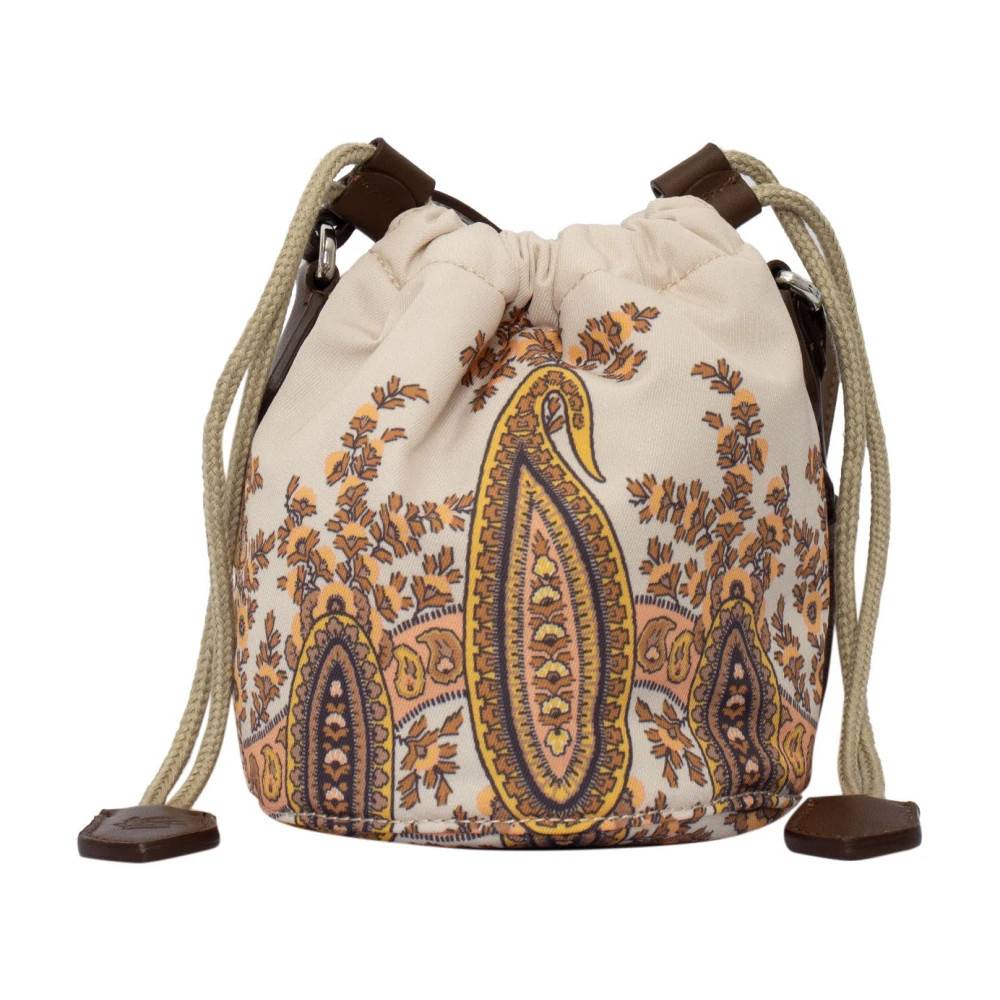 Etro Paisley Bucket Bag - Tasker - Dame - Beige - ONE SIZE - Uld