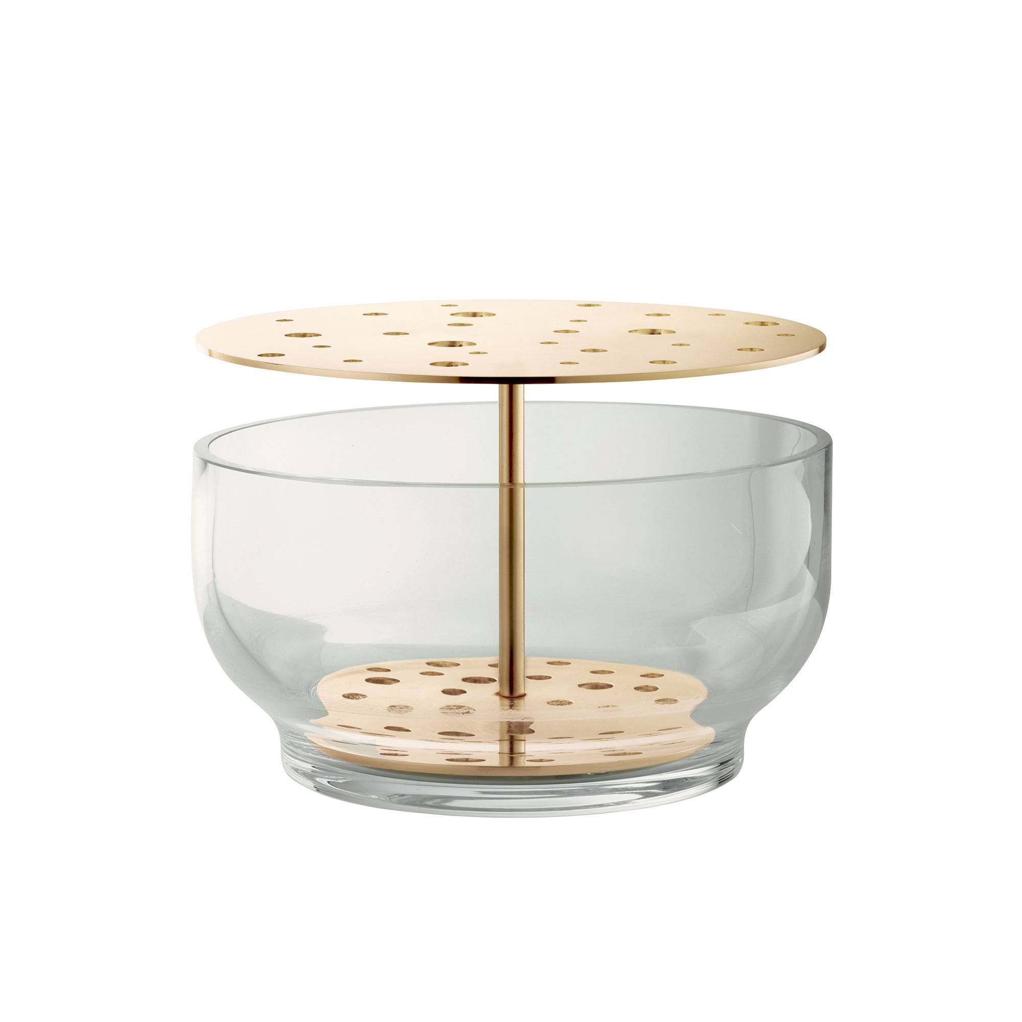 Ikebana Vase stor Messing.