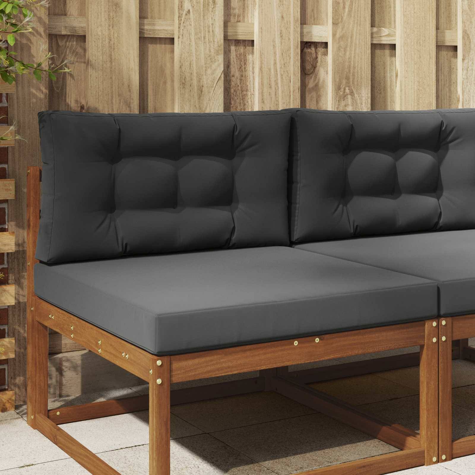 vidaXL Udendørs Sofa Pude 2 pcs Antracit Polyester