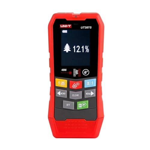UNI-T Wall Scanner UT387S/UT387LM 4 in 1 Metal Detector Wood Stud Finder AC Voltage Live Cable Wires Depth Tracker…