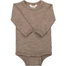 Joha Body w/l Sleeves Str 2-4 år / 100 - Beige Mel. Bodies hos Magasin