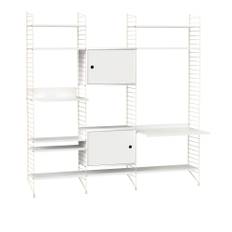 String - Vardagsrum hyllsystem P vit/beige - Hyllor och hyllsystem - Vit