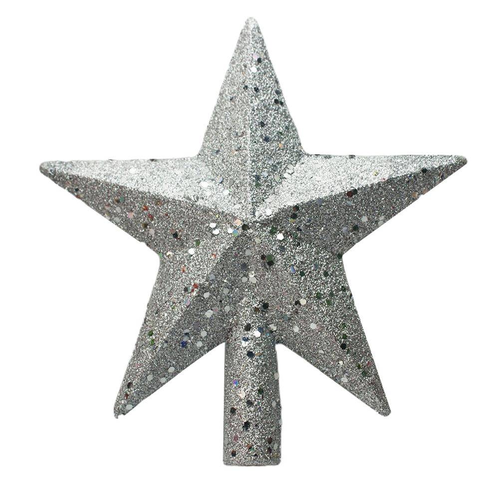 20cm Stjärna Julgransspira Glitter Julgransdekoration för Fest Hemdekoration