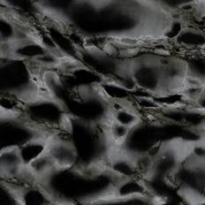 Lenco Deco, Selvklæbende folie, Marble Black, 90x210 cm