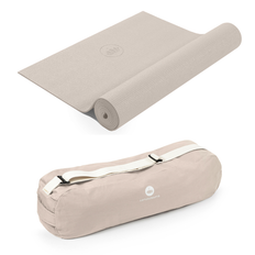 MUDRA yogamåtte + PUNE taske - Light Taupe