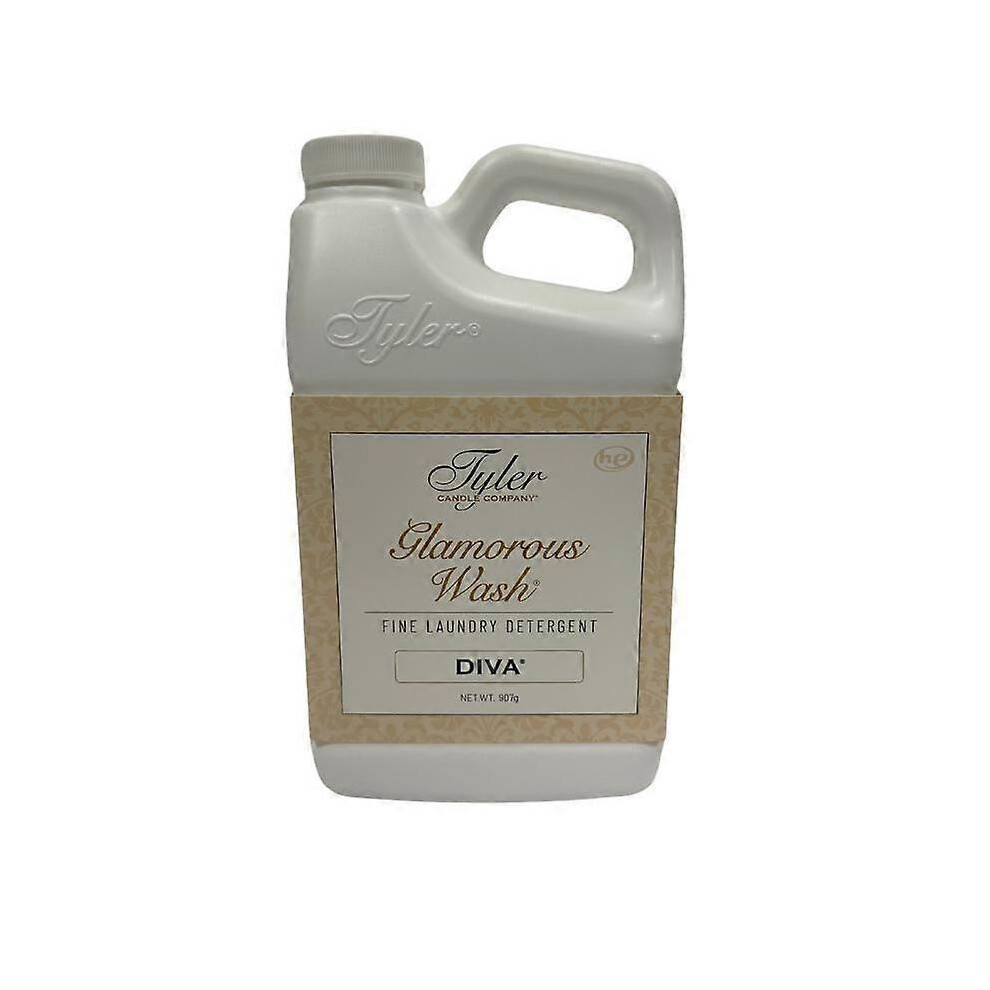 (32oz Diva) Tyler Glam Wash Laundry Detergent, Diva, Liquid, 128, 64, 32 Fl Oz (Half Gallon) HE Safe Washdetergent