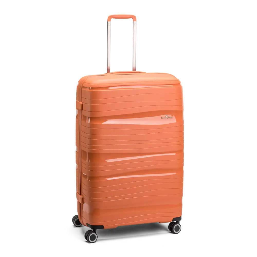 North Pioneer Oslo Resväska 3 Set Hård med 4 hjul Orange