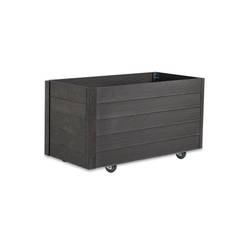 Komposit højbed 80 x 40 x 40 Med bundplade og hjul (+495 kr)