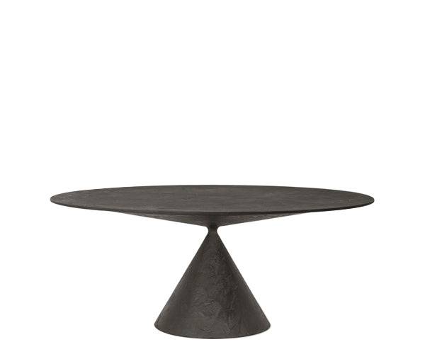Desalto Clay Bord - Stone Finish - Ø120cm. - Black concrete D66