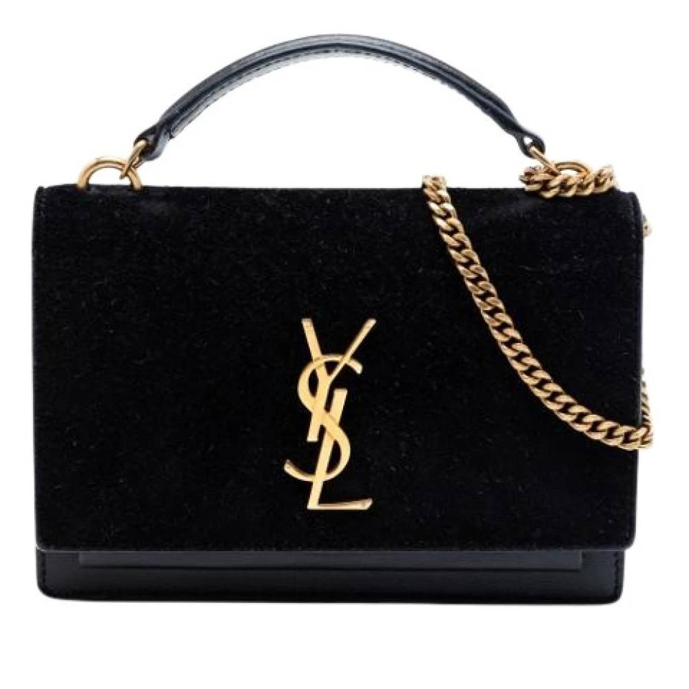 Yves Saint Laurent Vintage - Pre-owned Suede Satchel Vintage - Dam - ONE Size - Läder