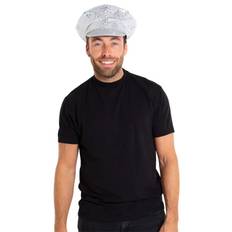 Police Cap Deluxe Silverfärgad